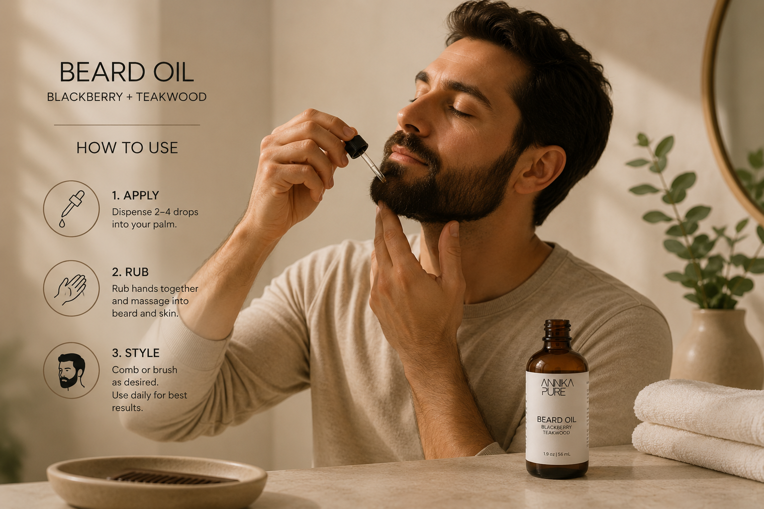 Beard Care Kit (Oil + Conditioner)